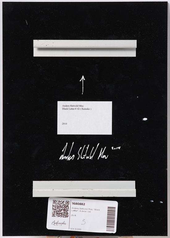 Anders Sletvold Moe, "Black Letters".