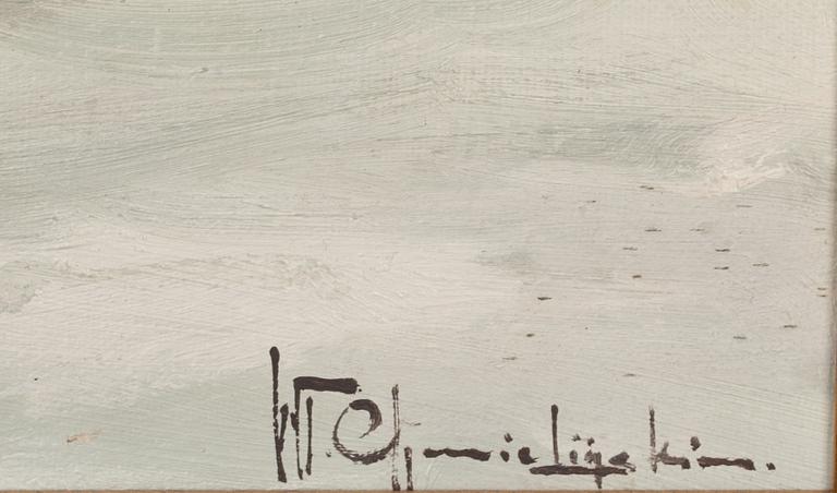 WLADYSLAW CHMIELINSKI, olja på duk, signerad.