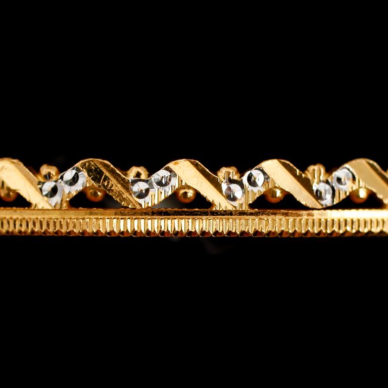 ARMBAND, 22 k guld. Vikt ca 18 gram.