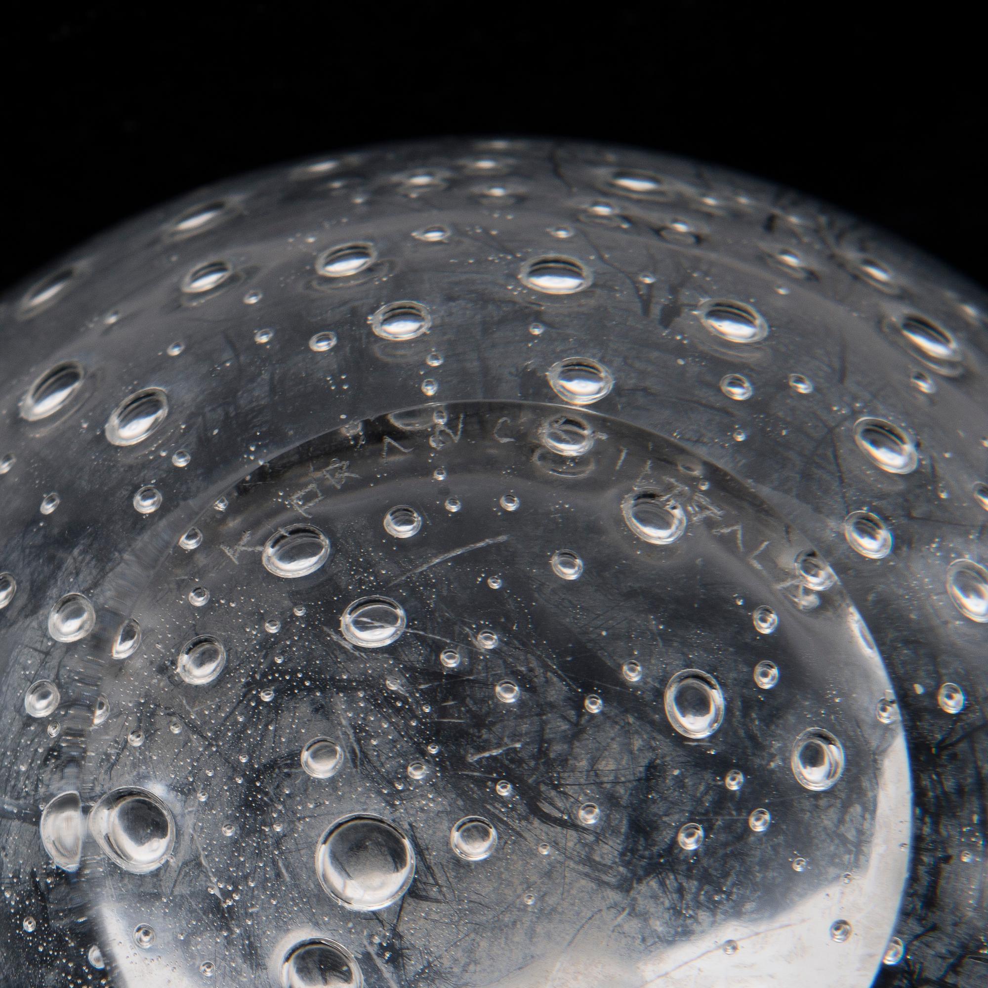 VAS / FLASKA, glas, signerad K. Franck Iittala.