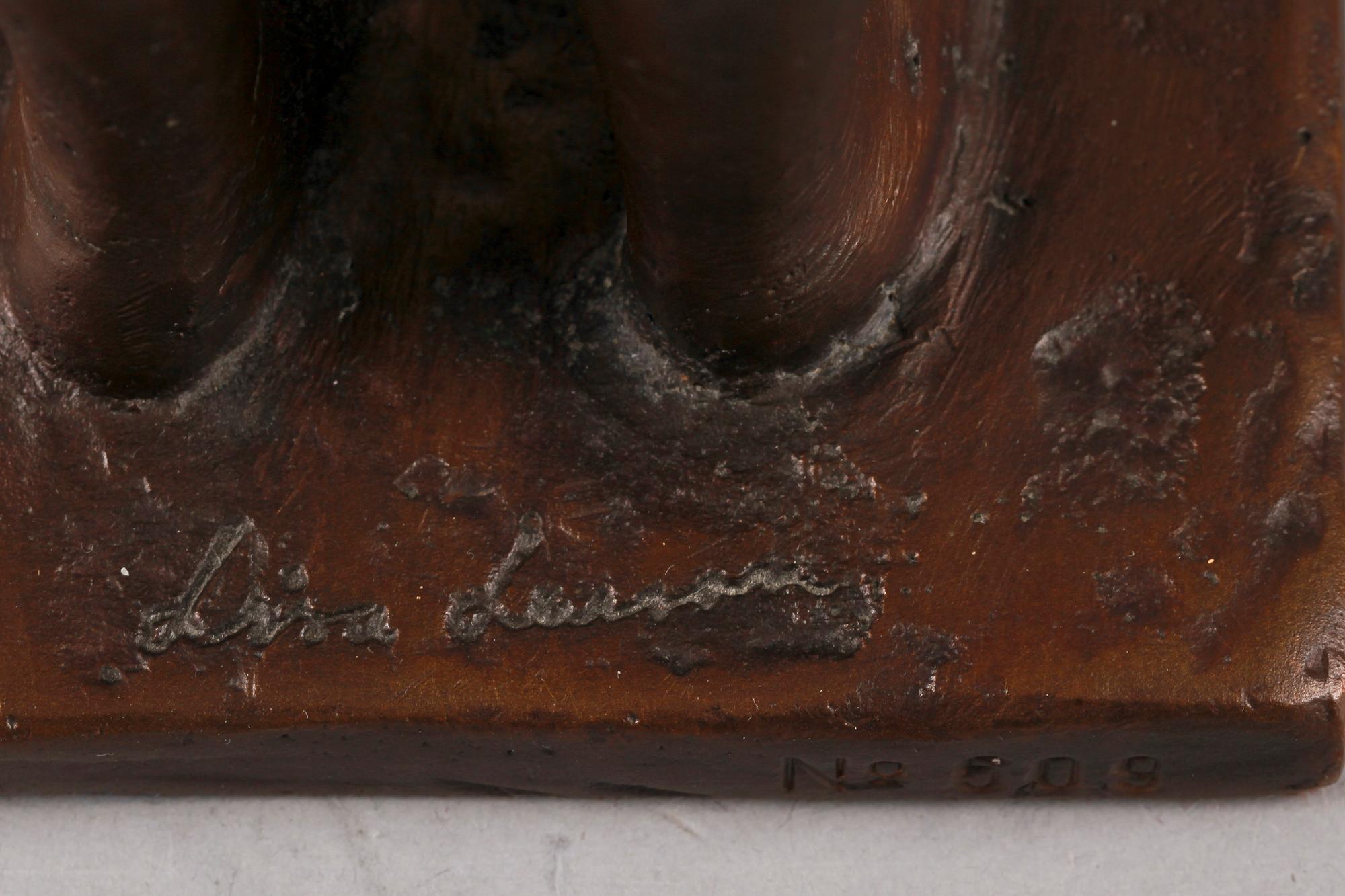 Figurin, brons. Lisa Larson, sign o numr 509.