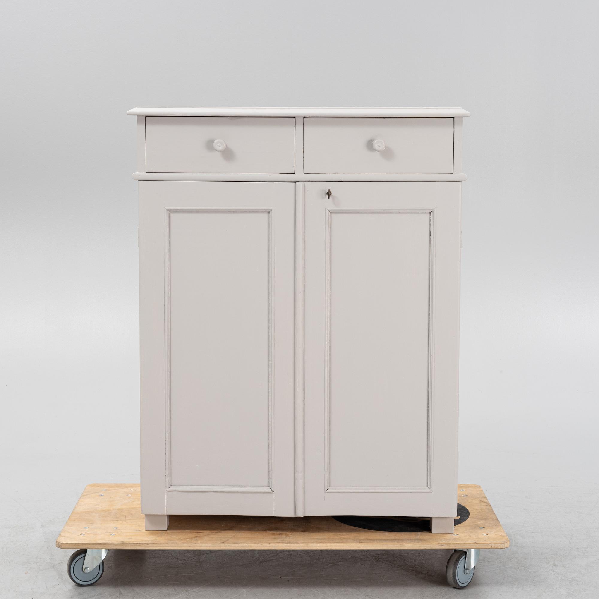 A painted sideboard, around 1900.