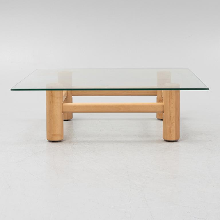 Chris Martin, a 'Boundary' glass and beech coffee table, Massproductions.