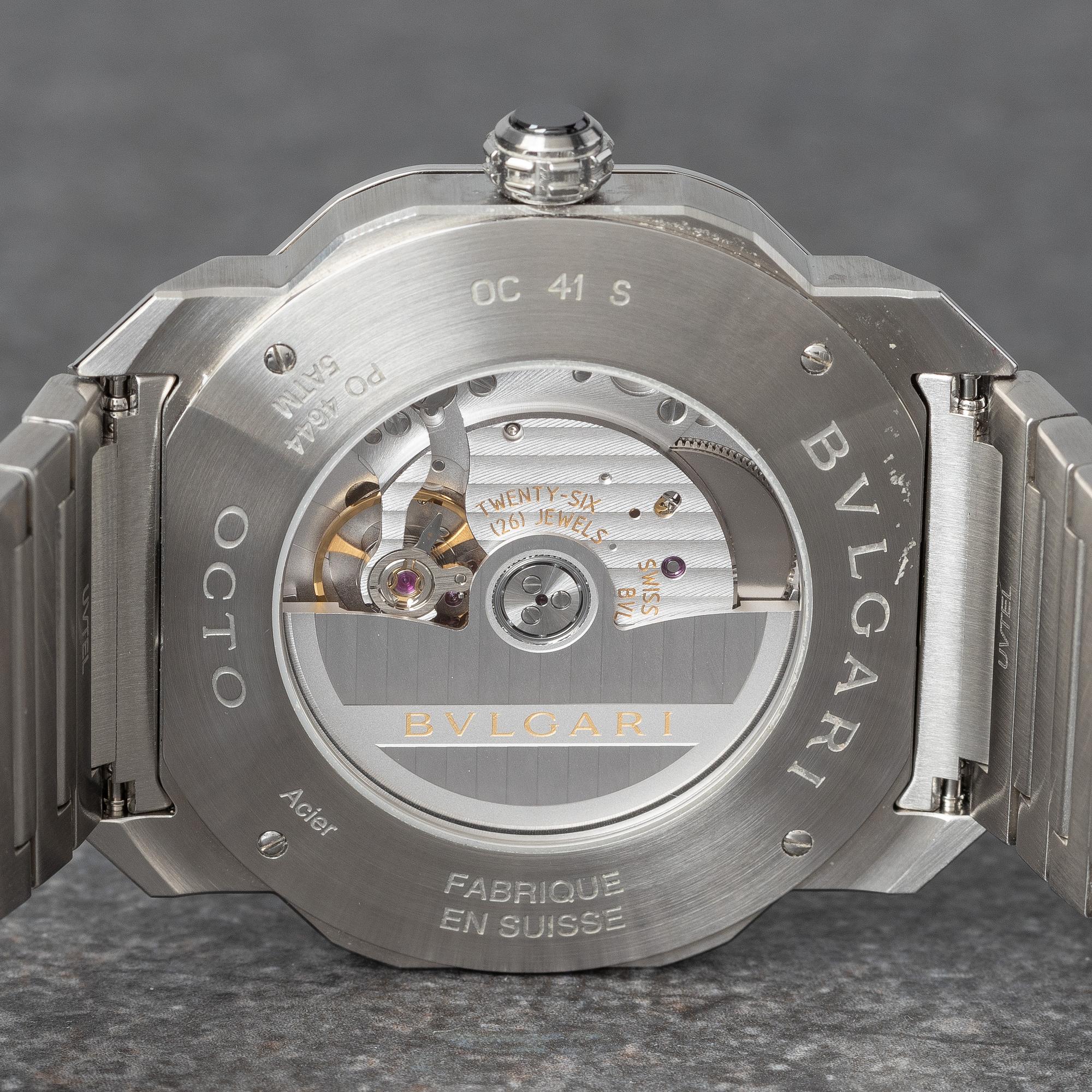 Bulgari, Octo Roma, "Green Dial”, "MEA Market", ca 2021.