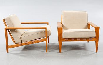 A pair of arm chairs by Svante Skogh, from the third qourter of the 20th century.