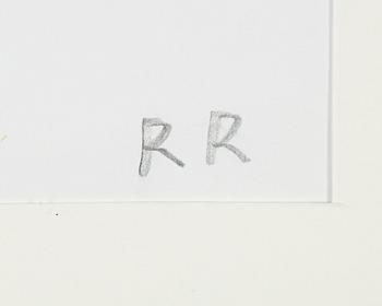 Roger Risberg, tusch och kritteckning, signerad RR.