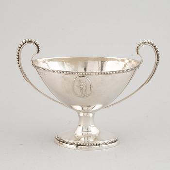 Petter Eneroth, sockerskål, silver, Stockholm 1786. Gustaviansk.