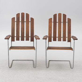 A pair od 'A3' sun loungers, Grythyttan.