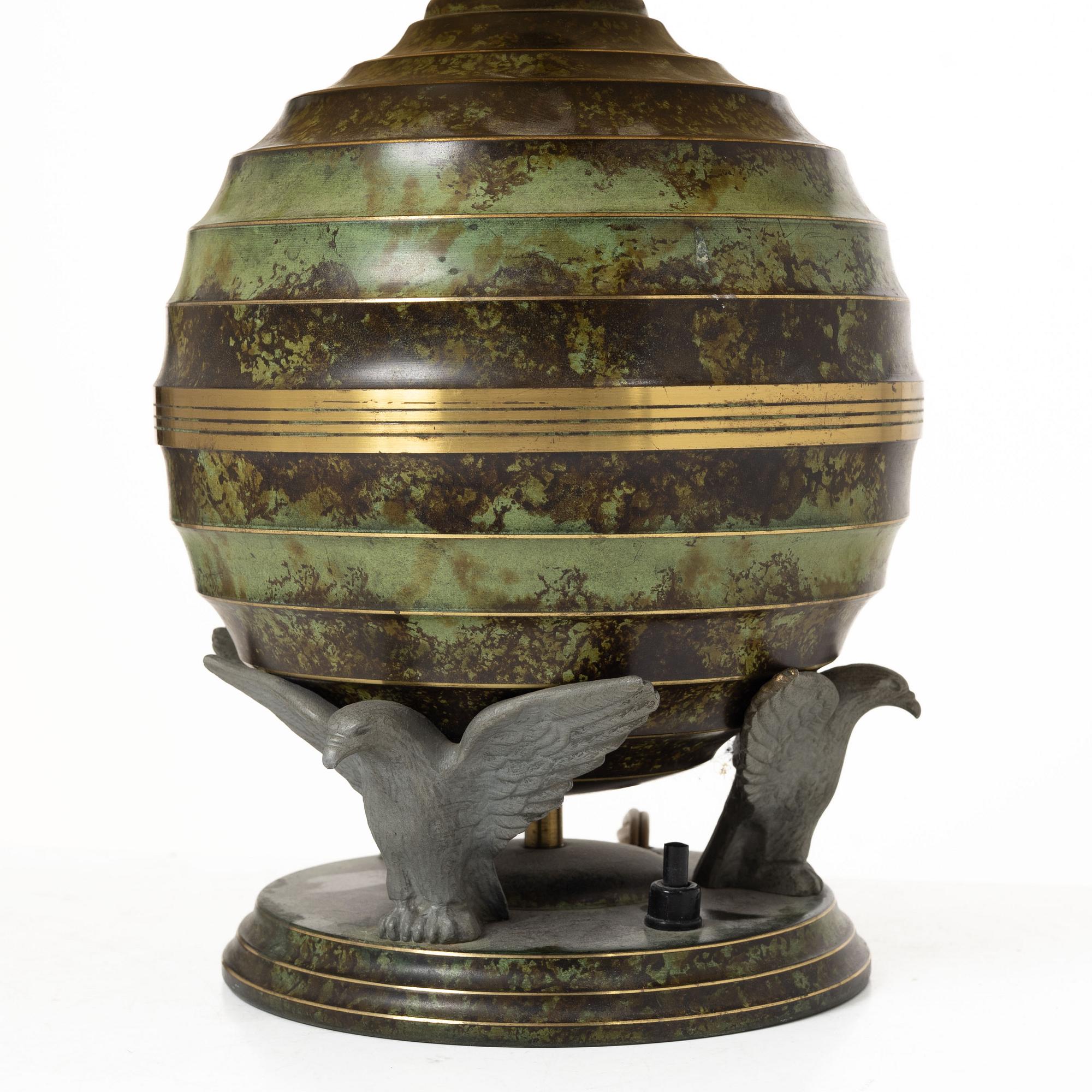 An Art Deco table lamp, 1920s/30s.