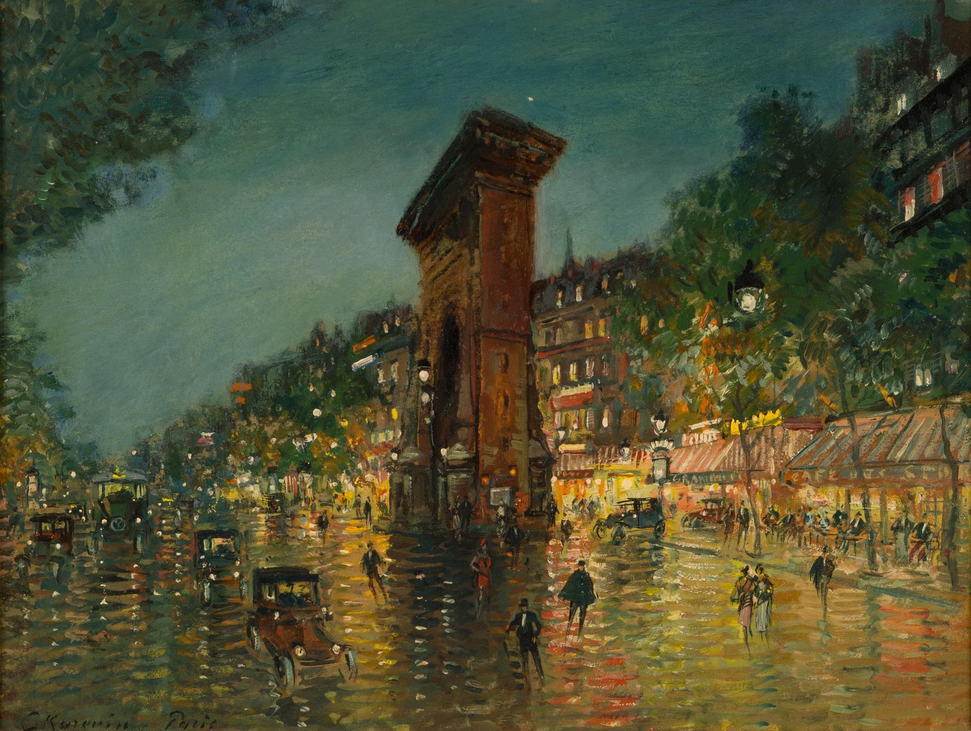 Constantine Korovine, Gatyvy från Paris.