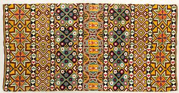 A Swedish flatweave quilt Scania around 1900 ca 218 x 109 cm.