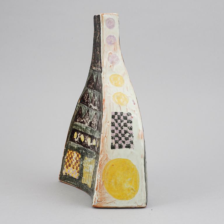 Carl-Harry Stålhane, a faience vase, Rörstrand, Sweden 1950's.