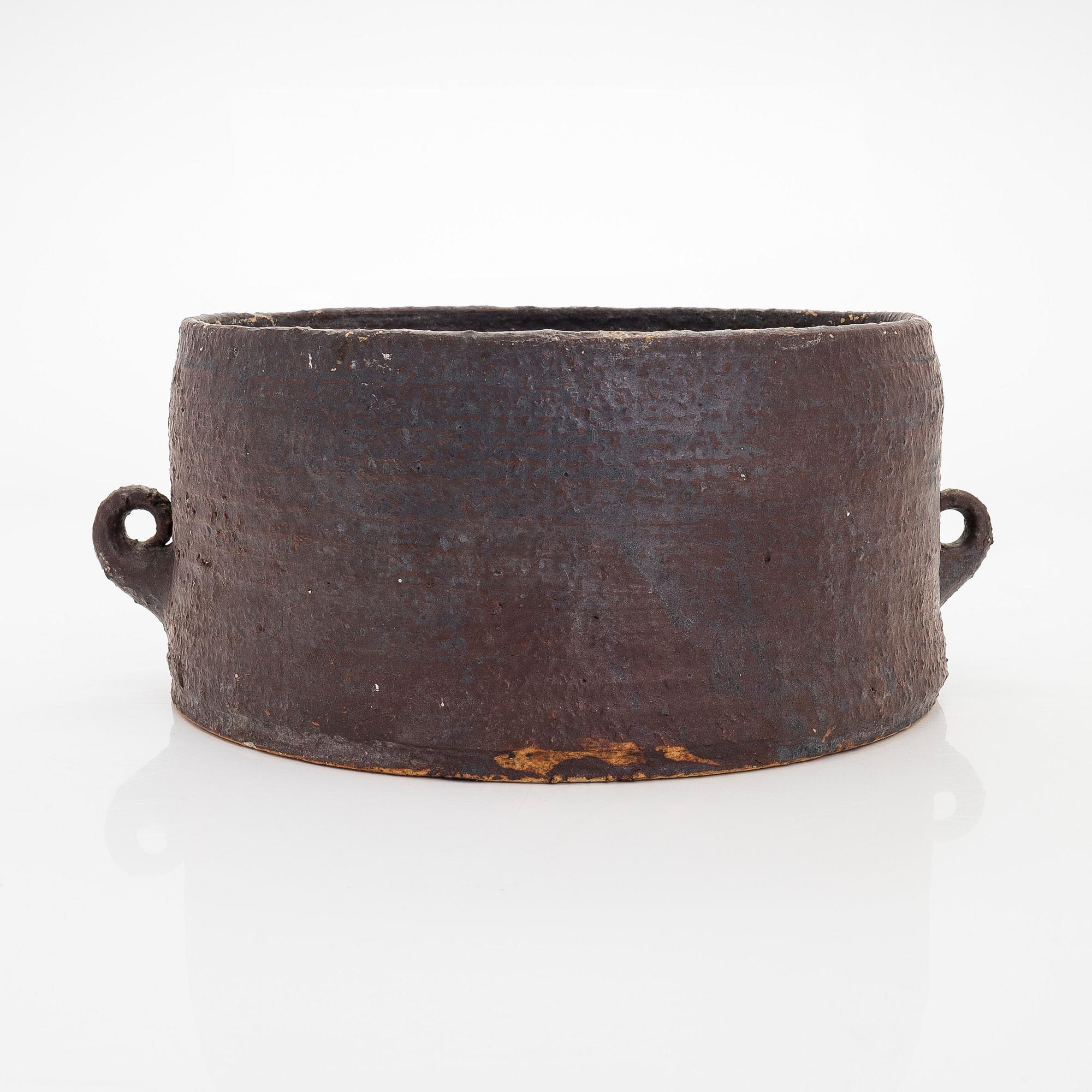 Raija Tuumi, skål, stengods, signerad RT Arabia 1967.