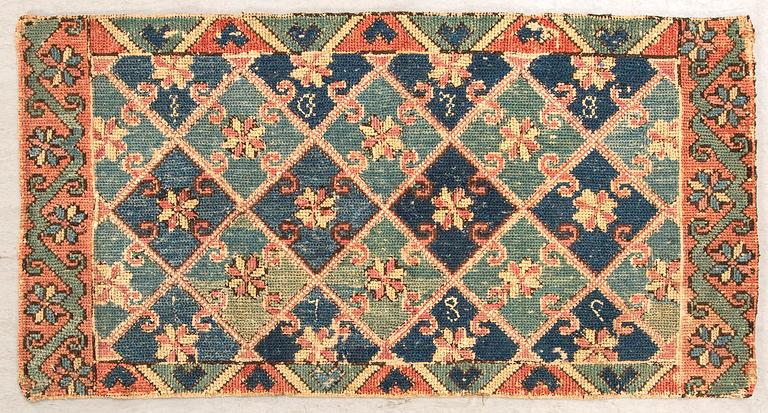 A Swedish åkdyna Skåne dated 1789 ca 48x92 cm.