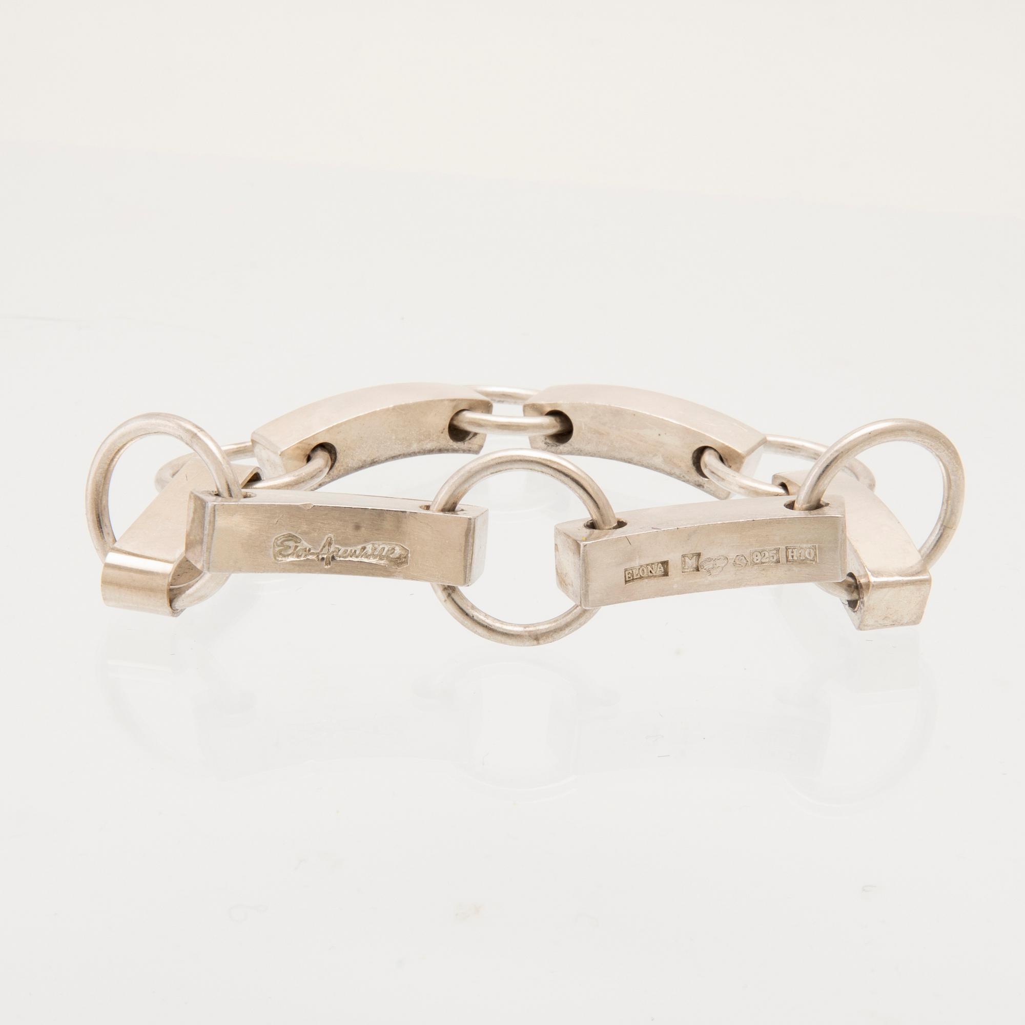 Elon Arenhill, Armband silver Malmö 1982.