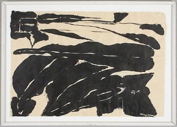 Laris Strunke · LARIS STRUNKE, tusch, signerad, med dedikation, daterad 1988.