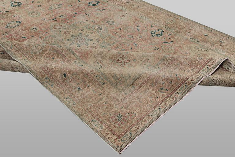 A carpet, oriental, vintage design, ca 343 x 254 cm.