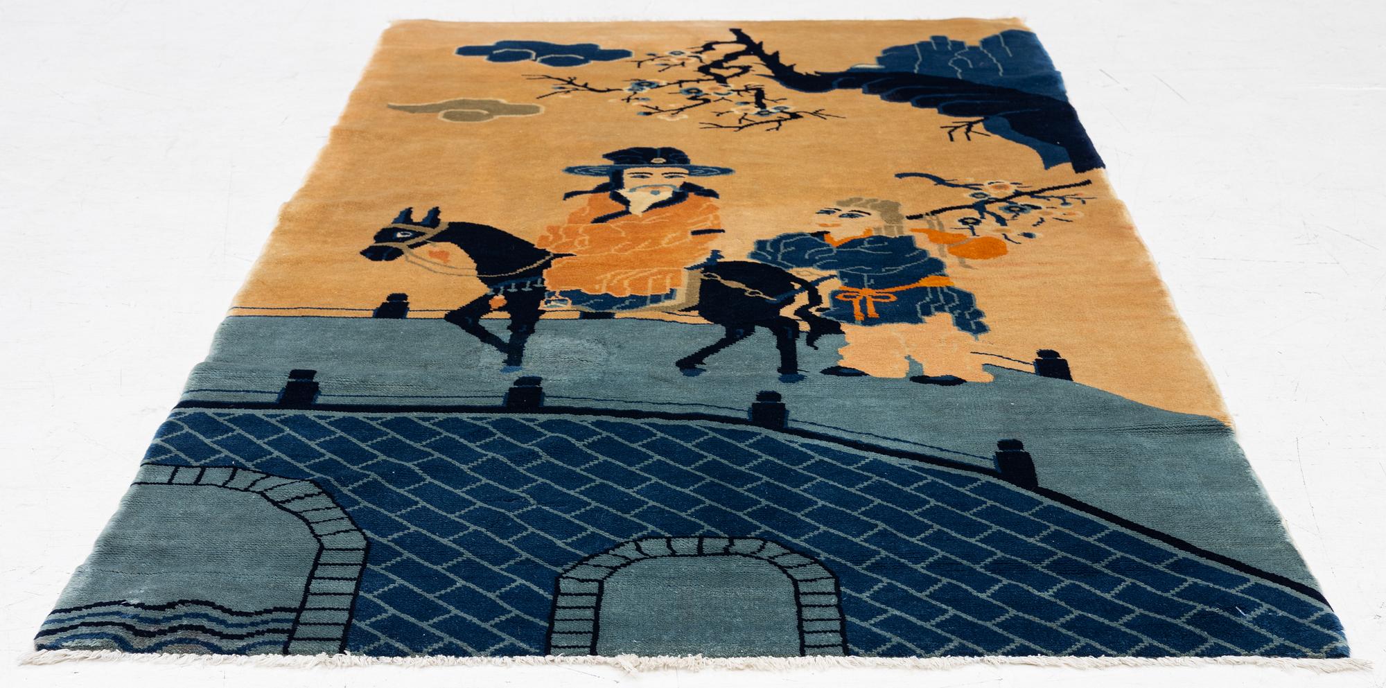 Matta, Kina, ca 178 x 93.