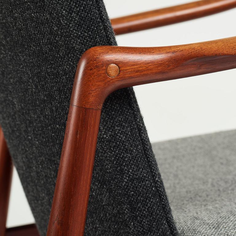 Finn Juhl, a "Bo59" teak easy chair, Bovirke Denmark, 1950-60's.