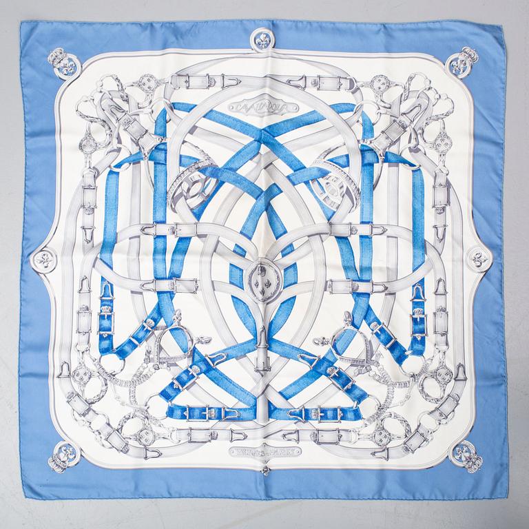 HERMÈS, a 'Cavalcadour' silk scarf.