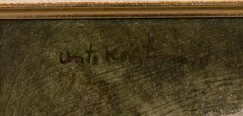 Unto Koistinen, oil on board, signed.