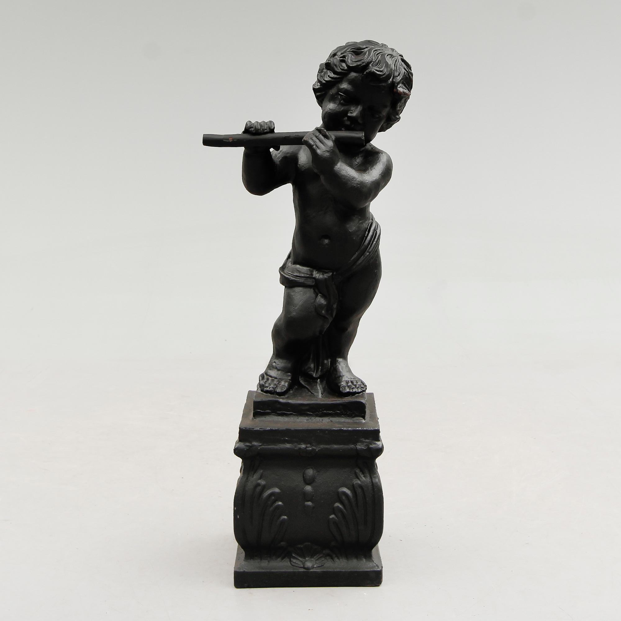 TRÄDGÅRDSSKULPTUR, gjutjärn, modern tillverkning.