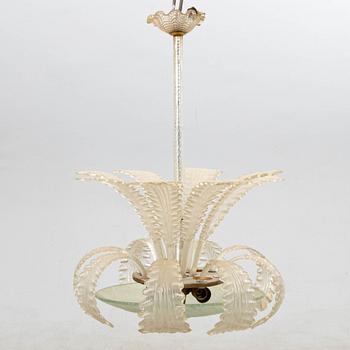 Taklampa, möjligen Orrefors, 1900-talets mitt.