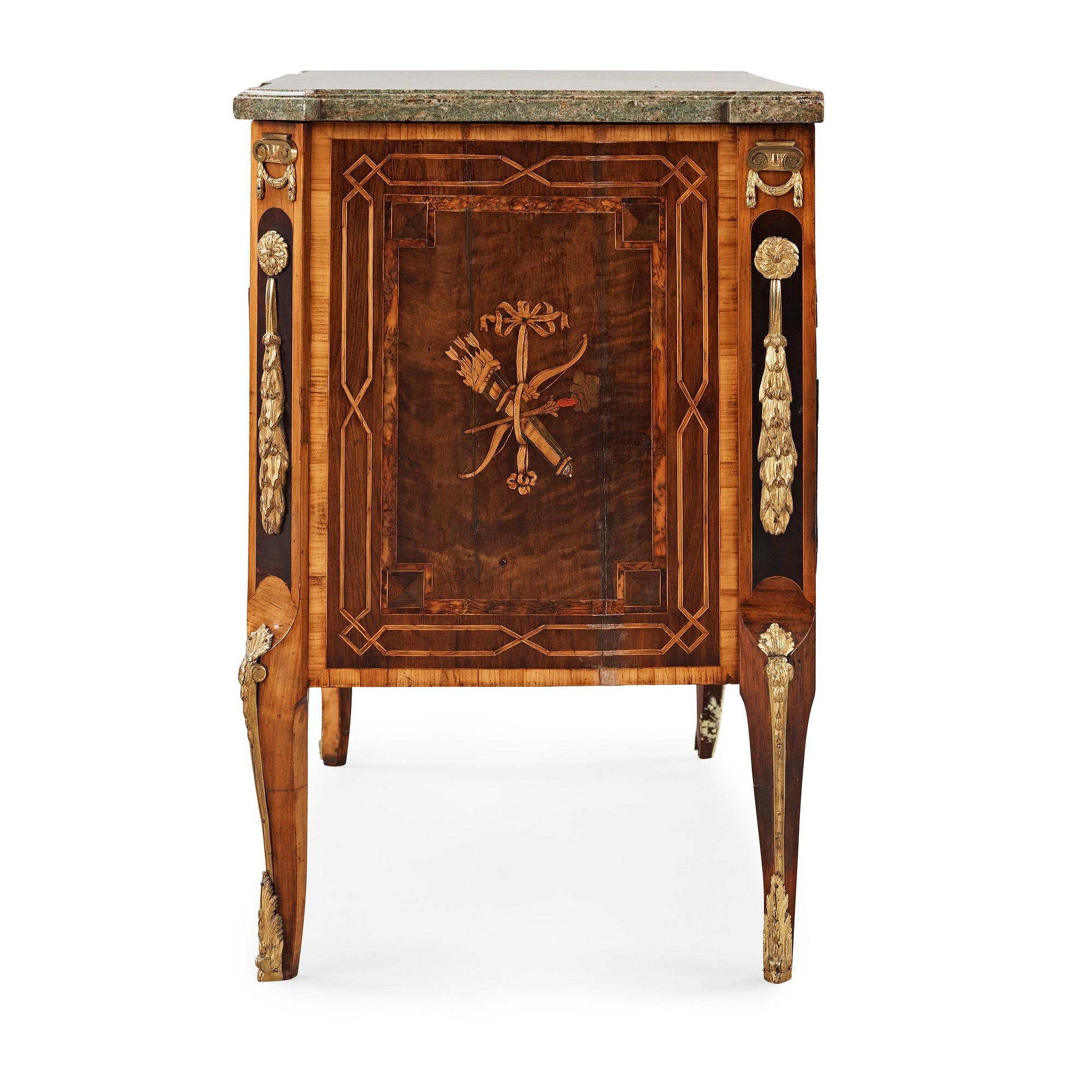 A Gustavian late 18th century commode attributed to Nils Petter Stenström, master 1781.