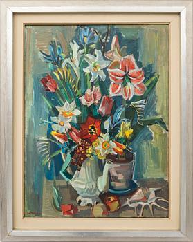 Gerhard Wihlborg, Stilleben med blommor.