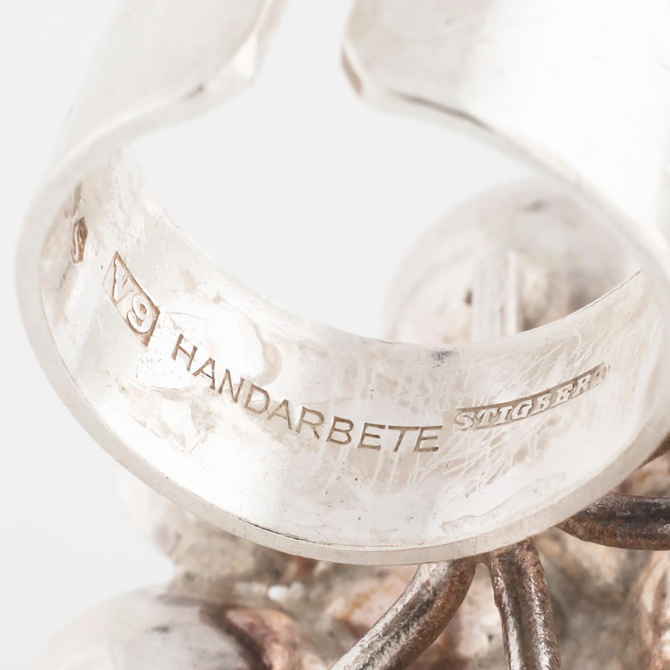 ATELJÉ STIGBERT, för Waldemar Jonsson, Skara, 1971, ring.