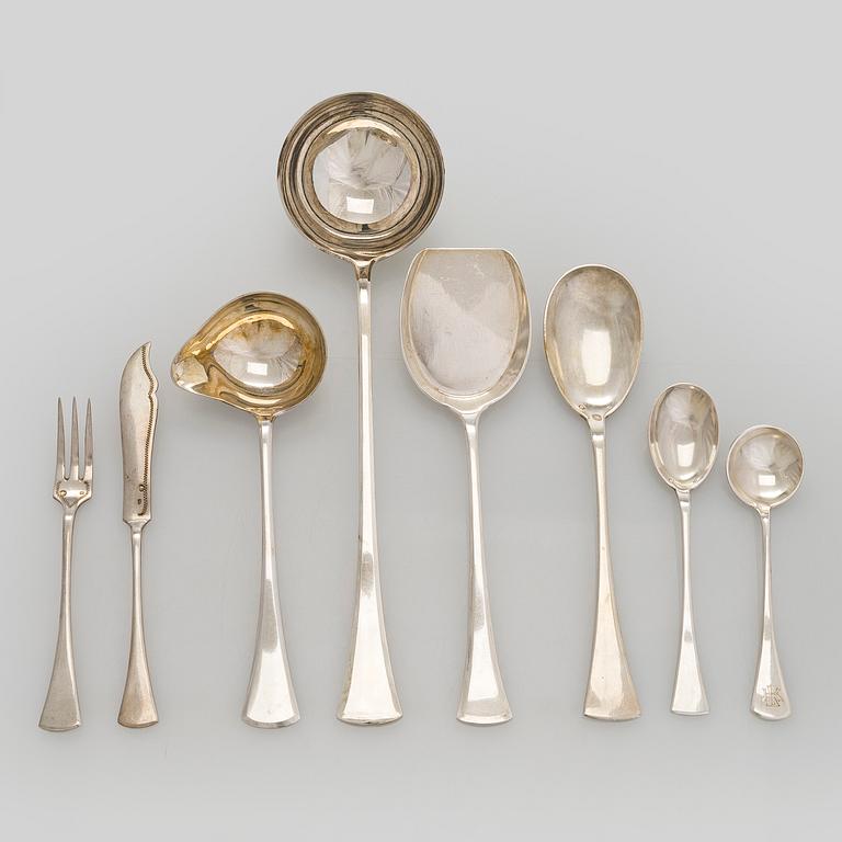 Bestick, 29 st, snarlika, silver, Österrike-Ungern och Tjeckoslovakien 1867-1962.