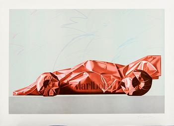 Yrjö Edelmann, a signed colour lithograph.