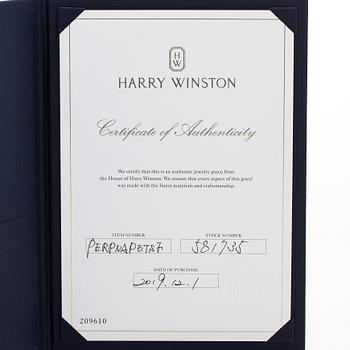 Harry Winston, halsband, "Sunflower", petite, platina, rubin och diamanter.