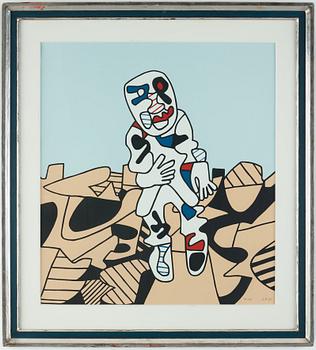 Jean Dubuffet, "Marche en campagne".