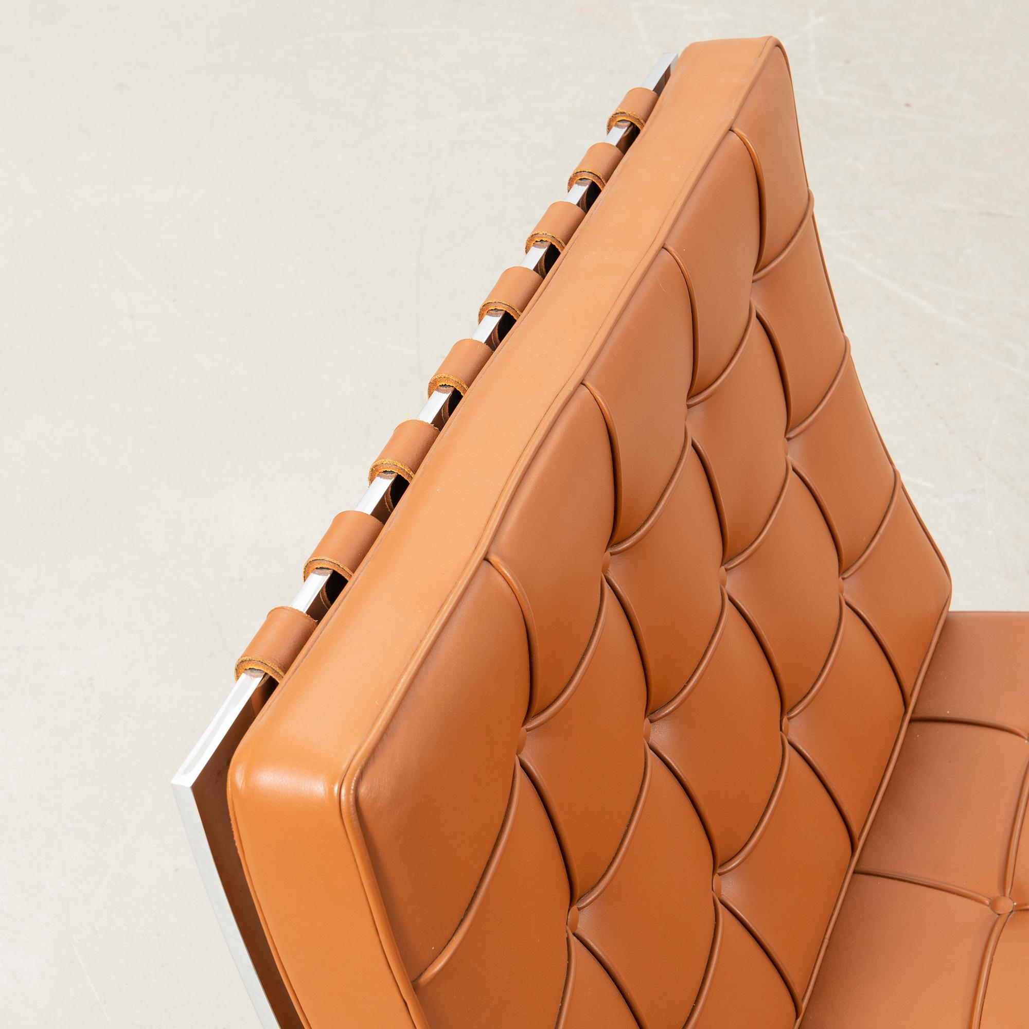 Ludwig Mies van der Rohe, armchair, "Barcelona", Knoll Studio.