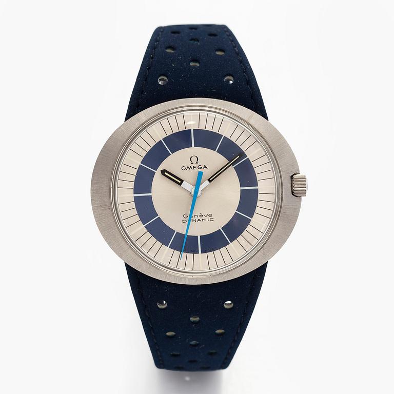 Omega, Genève, Dynamic, rannekello, 41 x 36 mm.