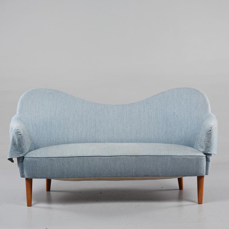 SOFFA samt FÅTÖLJ, "Samspel", Carl Malmsten, 1900-talets andra hälft.