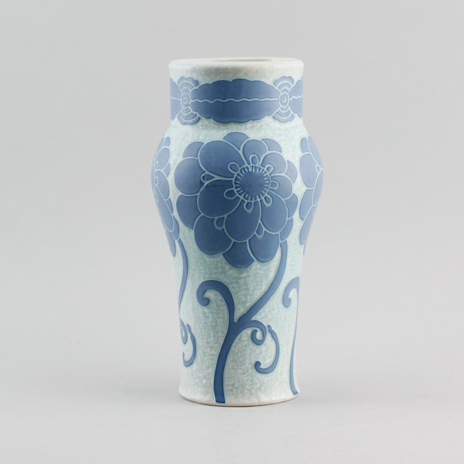 VAS, sgraffito, Josef Ekberg, Gustavsberg 1920.