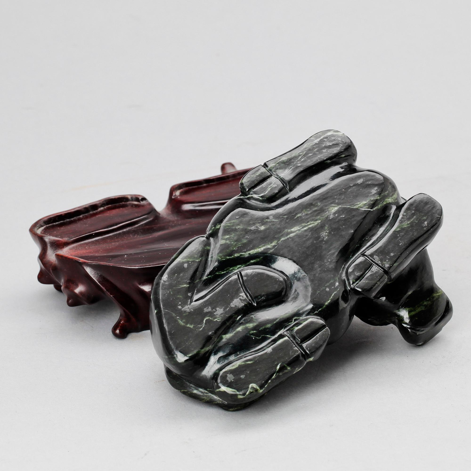 SKULPTUR, sten, orientalisk, 1900-tal.