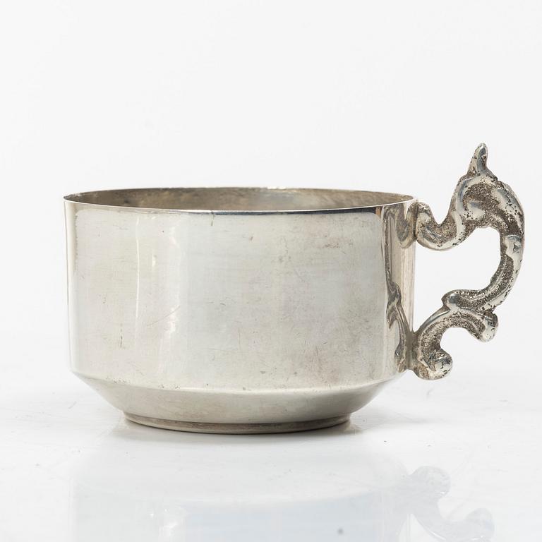Twelve silver cups, Egypt, second half of the 20th century.