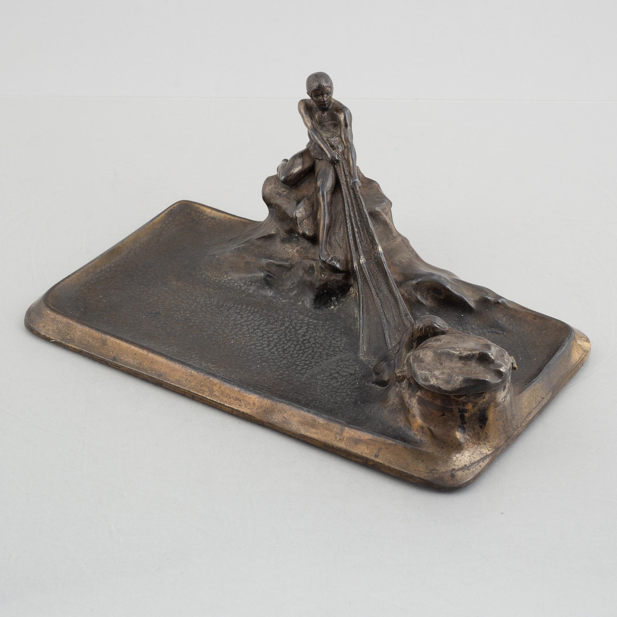 Art Nouveau Ink Stand, circa 1900.