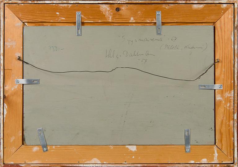 Helge Dahlman, "Höstlandskap".