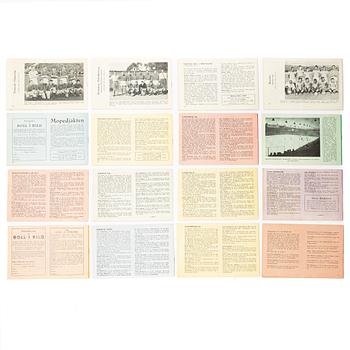 Serietidningar, 16 st, "Boll i bild", 1959 & 1960.