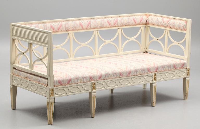 SOFFA, gustaviansk stil, 1800-tal.