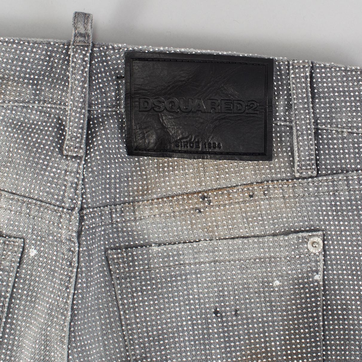 Jeans with tinsels by Dsquared.