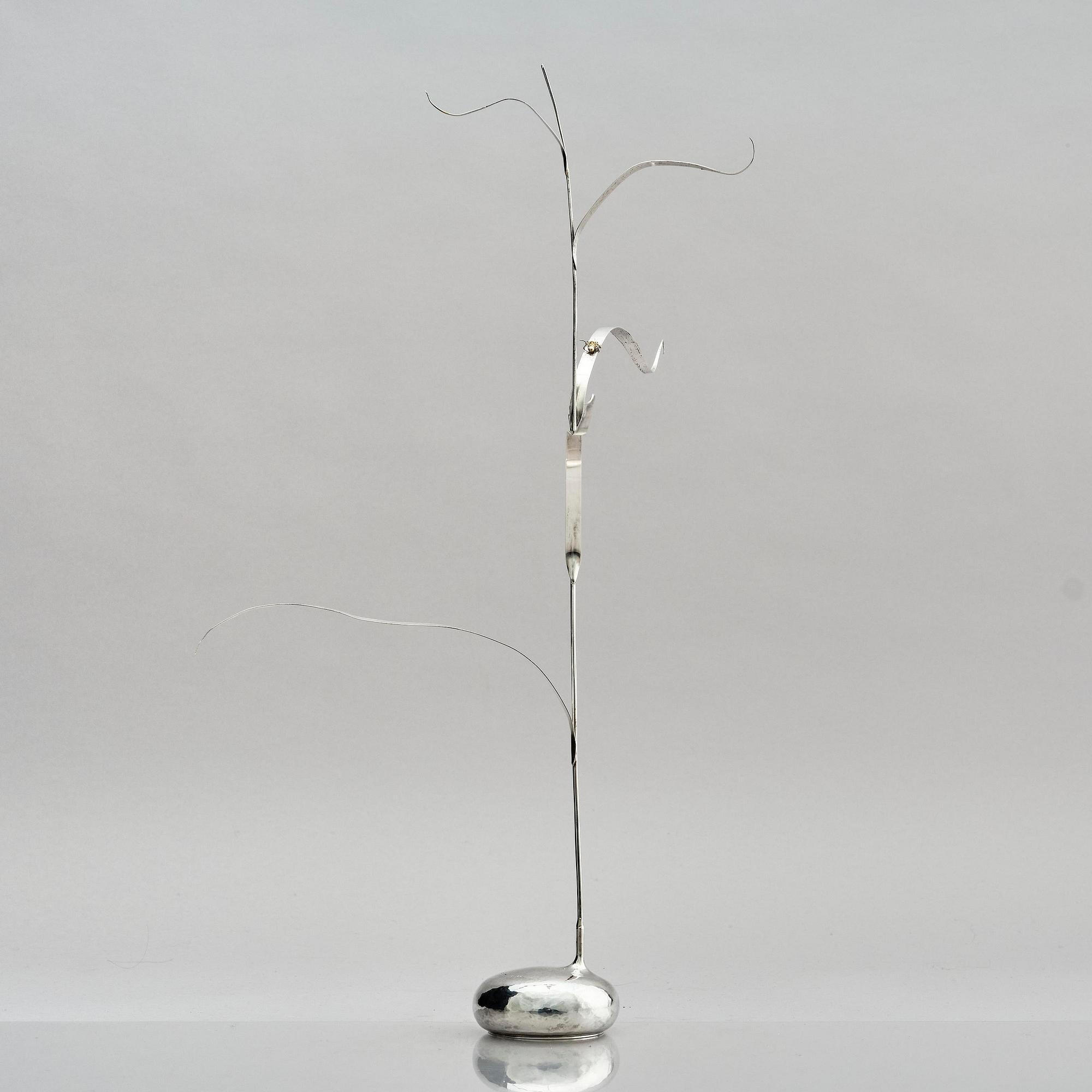 Olle Ohlsson, a sterling silver sculpture, Stockholm, Sweden 1998.