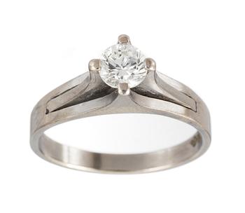 559. RING, set with brilliant cut diamond, app. 0.85 ct.