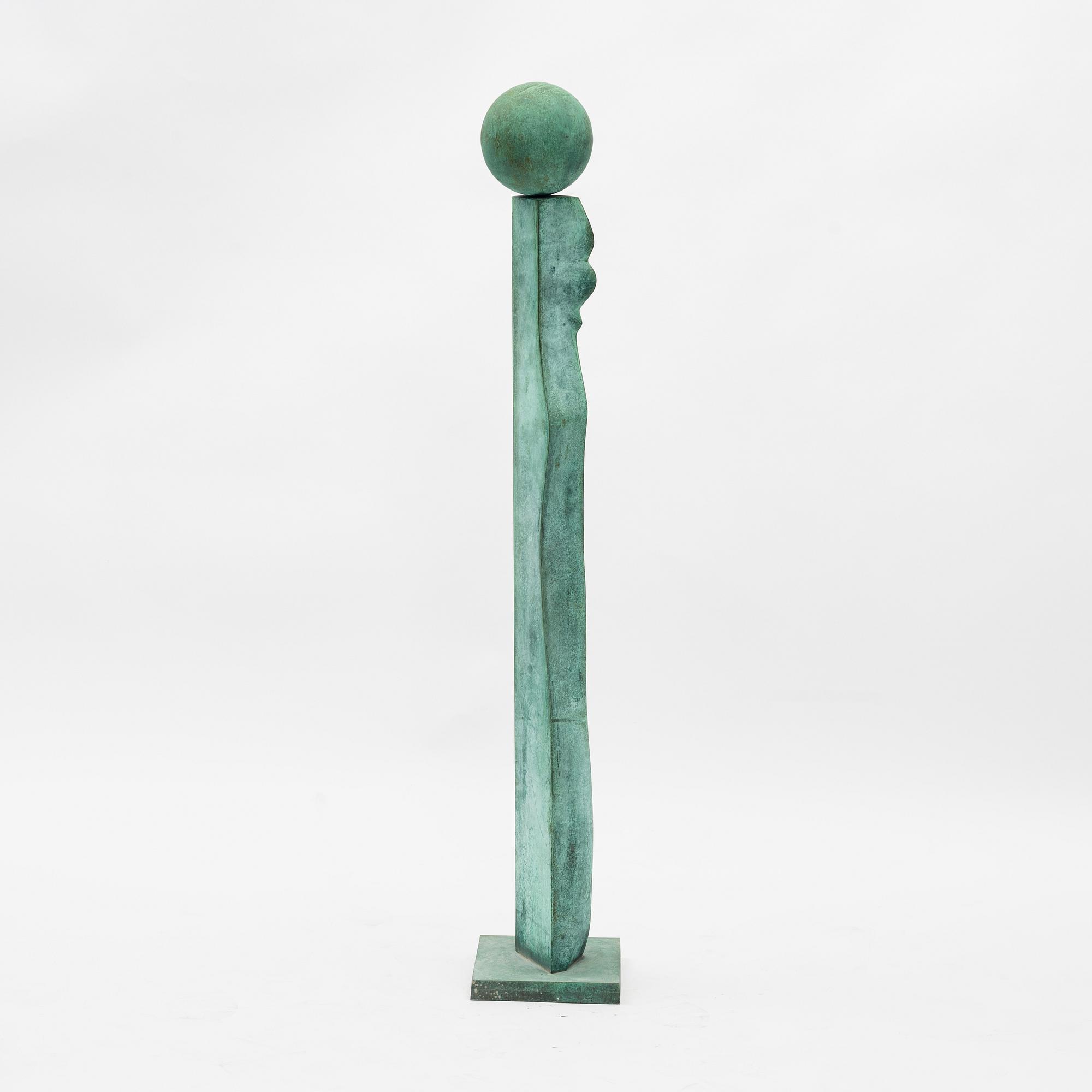 Björn Selder, skulptur, osignerad, brons.