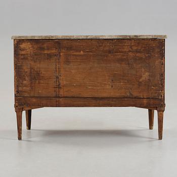 A Gustavian commode by Nils Petter Stenström, master 1781.