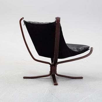 Sigurd Ressel, an easy chair, "Falcon Chair" for Vatne Möbler, Norway 1970s.